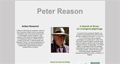 Desktop Screenshot of peterreason.eu